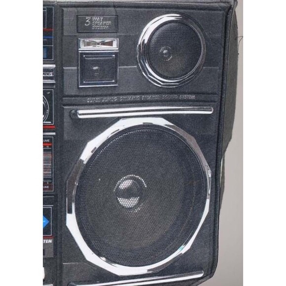 Retro Light Up Boombox Costume for Adults Youth Foam-Backed - Picture 3 of 8